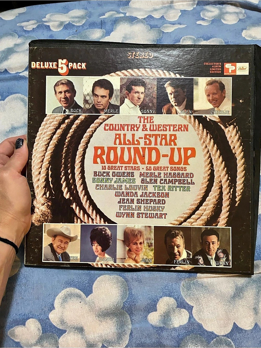 Decca The Country & Western All-Star Round-Up Vinyl Record Album